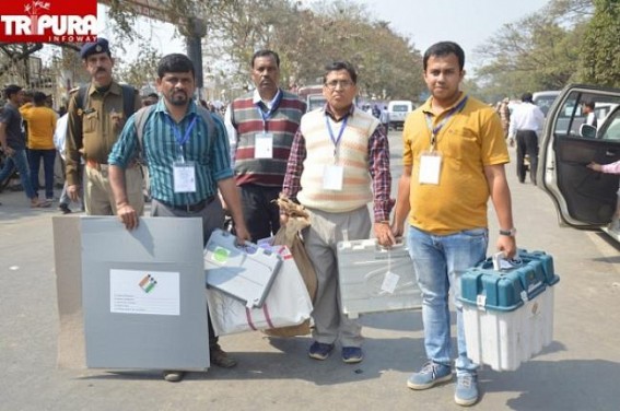 Tripura Election Result Tomorrow : Vote Counting to start at 8 am with postal ballot, EVM at 8.30 am Tripura Election Result Tomorrow : Vote Counting to start at 8 am with postal ballot, EVM at 8.30 am